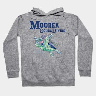 Moorea Scuba Diving Sea Turtle Hoodie